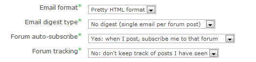 Forum Options